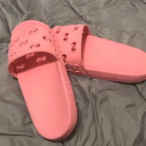 Pink Women’s Gucci Slides Sandal